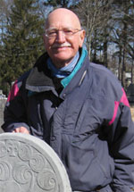 Vincent F. Luti, author of "In Death Rememberd: 18th Century Gravestone Carvers of the Taunton River Basin"